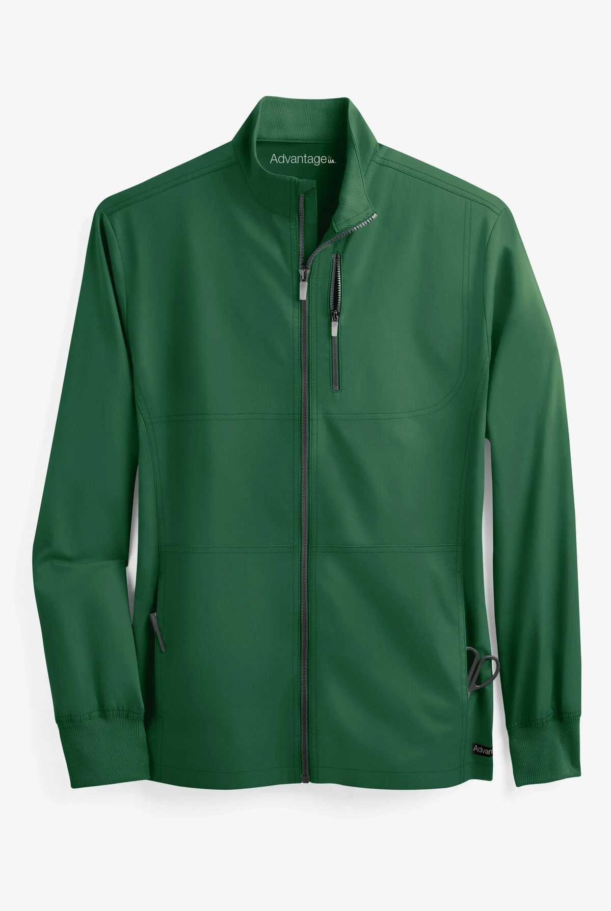 UA Butter-Soft STRETCH Men's 4-Pocket Zip Front Scrub Jacket 1 UA Butter-Soft STRETCH Men's 4-Pocket Zip Front Scrub Jacket