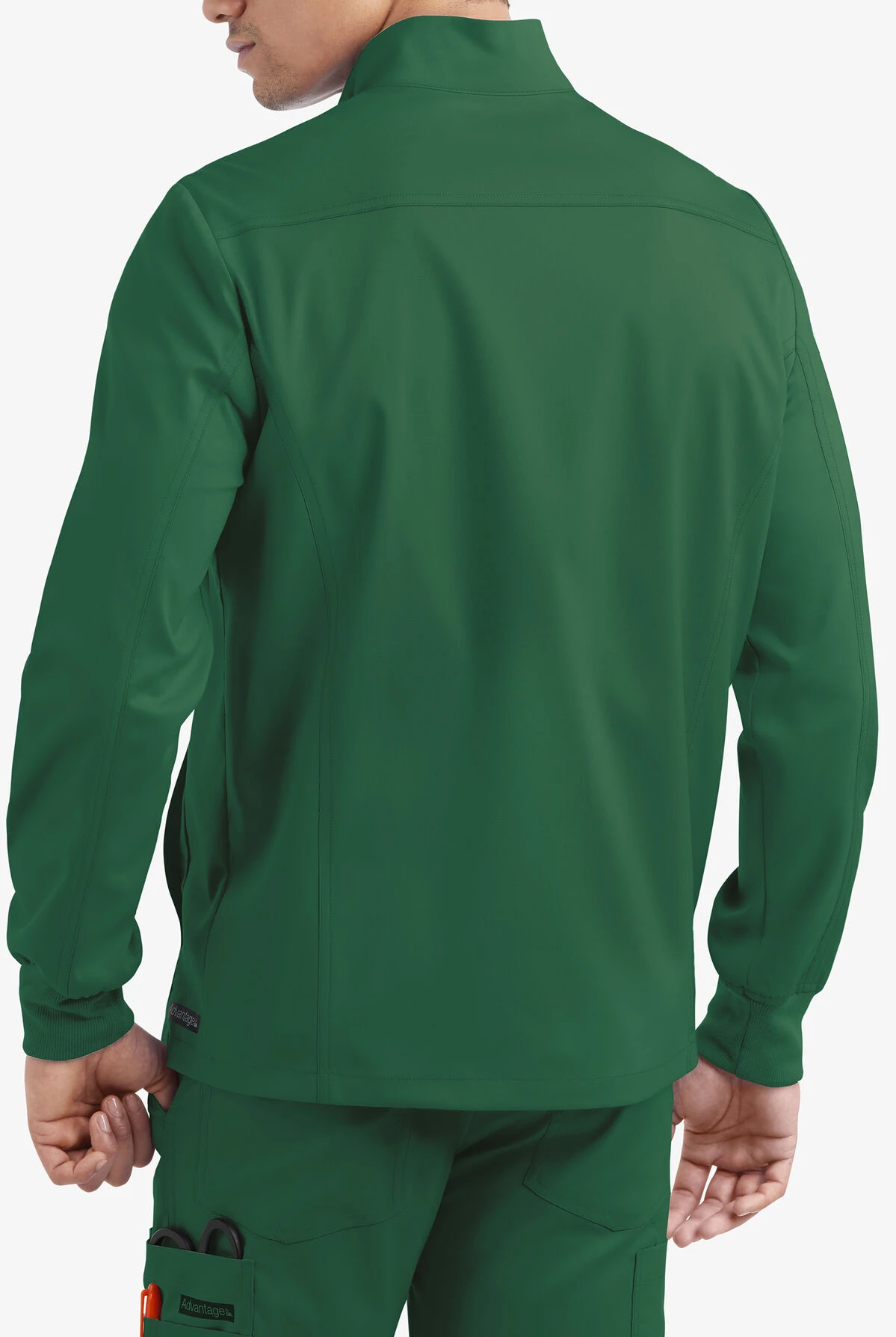 UA Butter-Soft STRETCH Men's 4-Pocket Zip Front Scrub Jacket 2 UA Butter-Soft STRETCH Men's 4-Pocket Zip Front Scrub Jacket - Image 2