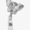 Boojee Silver Butterfly Retractable ID Badge Holder