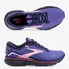 Brooks Women's Ghost 15 Blue/Peacoat/Pink Athletic Lace Up Nursing Shoes