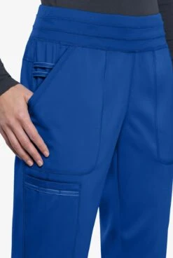 Cherokee Workwear Revolution Women's 5-Pocket STRETCH Elastic Waistband Half Jogger Scrub Pants - Petite 6 Cherokee Workwear Revolution Women's 5-Pocket STRETCH Elastic Waistband Half Jogger Scrub Pants - Petite -Scrubs Wear Shop CK011 ROYAL 5