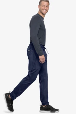 Cherokee Workwear Revolution Men's 5-Pocket STRETCH Jogger Scrub Pants -Scrubs Wear Shop CK012 NAVY 5 HV