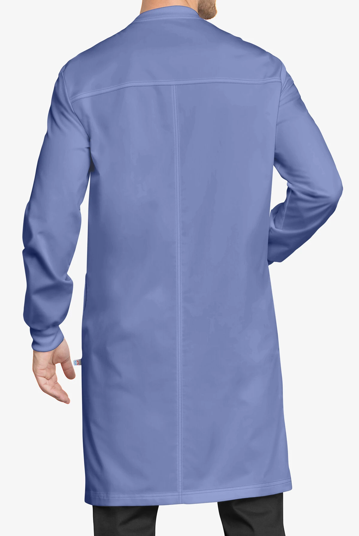 Cherokee Workwear Revolution Tech Unisex 3-Pocket STRETCH Snap Front Lab Coat 5 Cherokee Workwear Revolution Tech Unisex 3-Pocket STRETCH Snap Front Lab Coat - Image 5