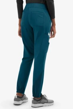 UA Exclusive Cherokee Workwear Professionals Active Women's 6-Pocket STRETCH Half Jogger Scrub Pants 7 UA Exclusive Cherokee Workwear Professionals Active Women's 6-Pocket STRETCH Half Jogger Scrub Pants -Scrubs Wear Shop CK036 CARIB 4