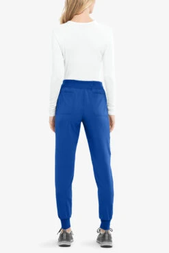 Cherokee Iflex Women's 7-Pocket STRETCH Knit Waistband Cargo Jogger Scrub Pants -Scrubs Wear Shop CK1111 101723 ROYAL 4