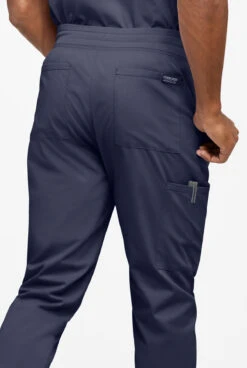 UA Exclusive Cherokee Workwear Professionals Active Men's 5-Pocket STRETCH Jogger Scrub Pants -Scrubs Wear Shop CK215 NAVY 3