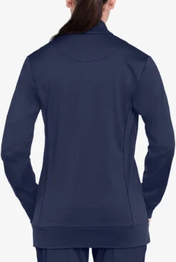 Cherokee Workwear Revolution Unisex Zip Front Warm Up Scrub Jacket -Scrubs Wear Shop CK370 NAVY 4