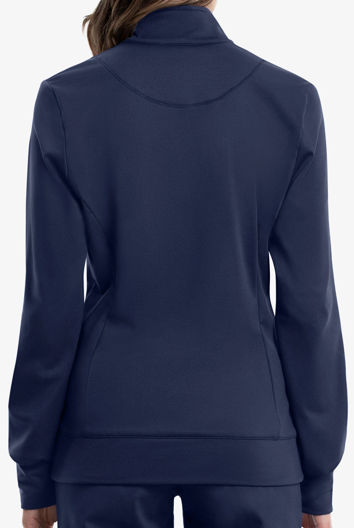 Cherokee Workwear Revolution Women's 3-Pocket STRETCH Fleece Inner Zip Front Scrub Jacket 4 Cherokee Workwear Revolution Women's 3-Pocket STRETCH Fleece Inner Zip Front Scrub Jacket - Image 4