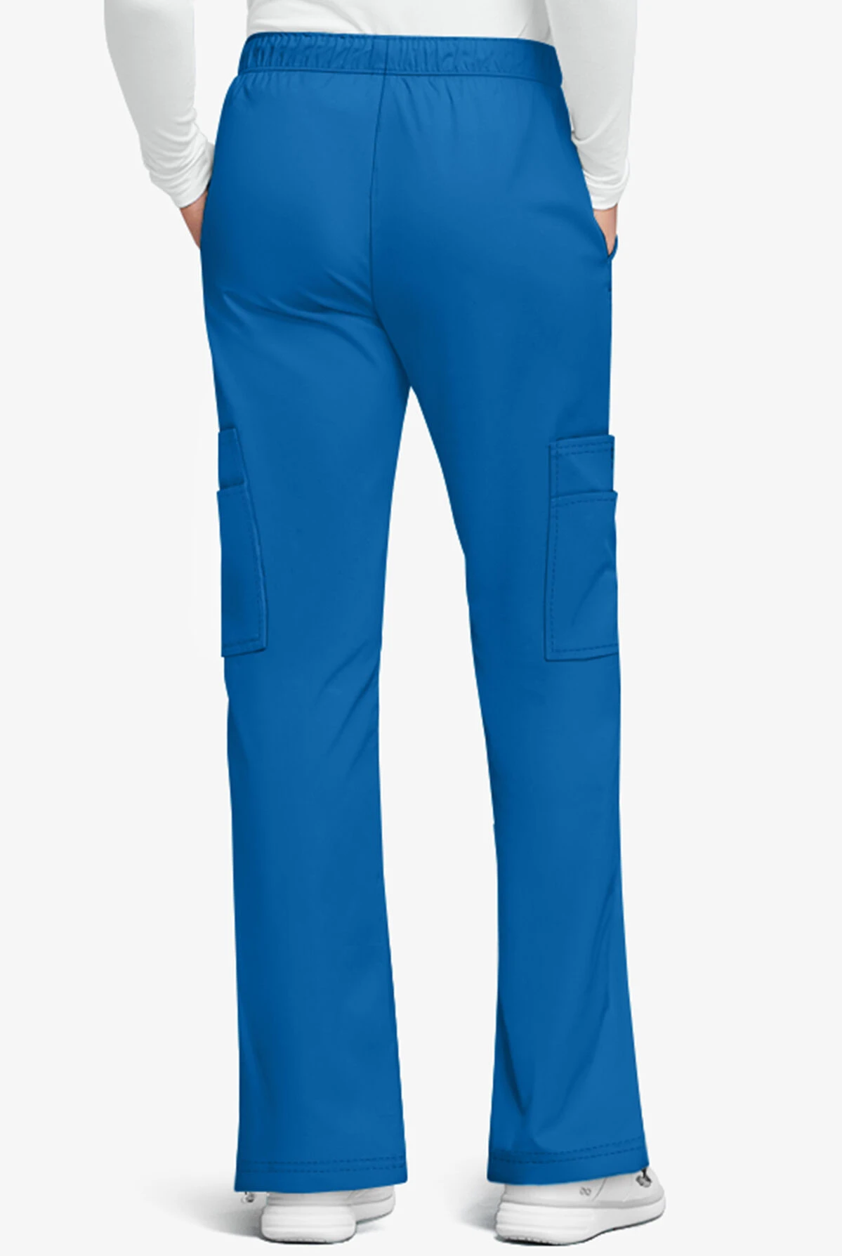 Cherokee Workwear Core STRETCH Women's 7-Pocket Pull-On Cargo Scrub Pants 2 Cherokee Workwear Core STRETCH Women's 7-Pocket Pull-On Cargo Scrub Pants - Image 2