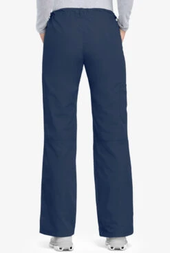 Cherokee Workwear Women's 4-Pocket Low-Rise Drawstring Cargo Scrub Pants - Tall 5 Cherokee Workwear Women's 4-Pocket Low-Rise Drawstring Cargo Scrub Pants - Tall -Scrubs Wear Shop CK4020 NAVY 4