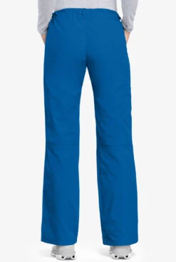 Cherokee Workwear Women's 4-Pocket Low-Rise Drawstring Cargo Scrub Pants - Petite -Scrubs Wear Shop CK4020 ROYAL 4