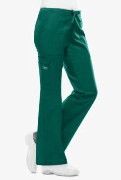 Cherokee Workwear Core STRETCH Women's 4-Pocket Cargo Scrub Pants - Tall -Scrubs Wear Shop CK4044 HUNTE 4 S