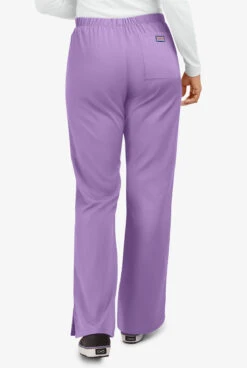 Cherokee Workwear Women's 3-Pocket Flare Leg Drawstring Scrub Pants -Scrubs Wear Shop CK4101 ORCHI 4
