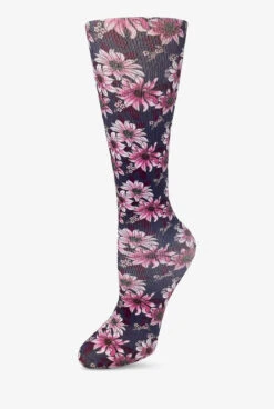 UA Exclusive Cutieful Botanic Beauties Women's 10-18 MmHg Wide Light Compression Socks