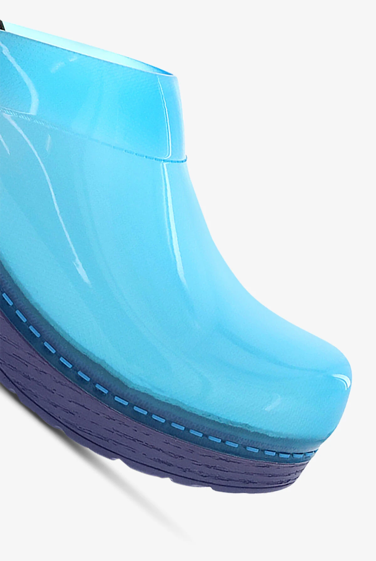 Dansko Professional Blue Translucent Nursing Clogs 3 Dansko Professional Blue Translucent Nursing Clogs - Image 3