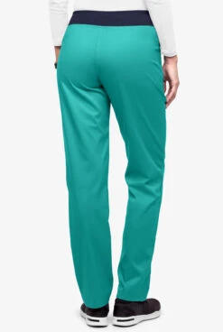 UA Flex2 Women's 3-Pocket Straight Leg Yoga STRETCH Scrub Pants -Scrubs Wear Shop F2891 TEANA 4