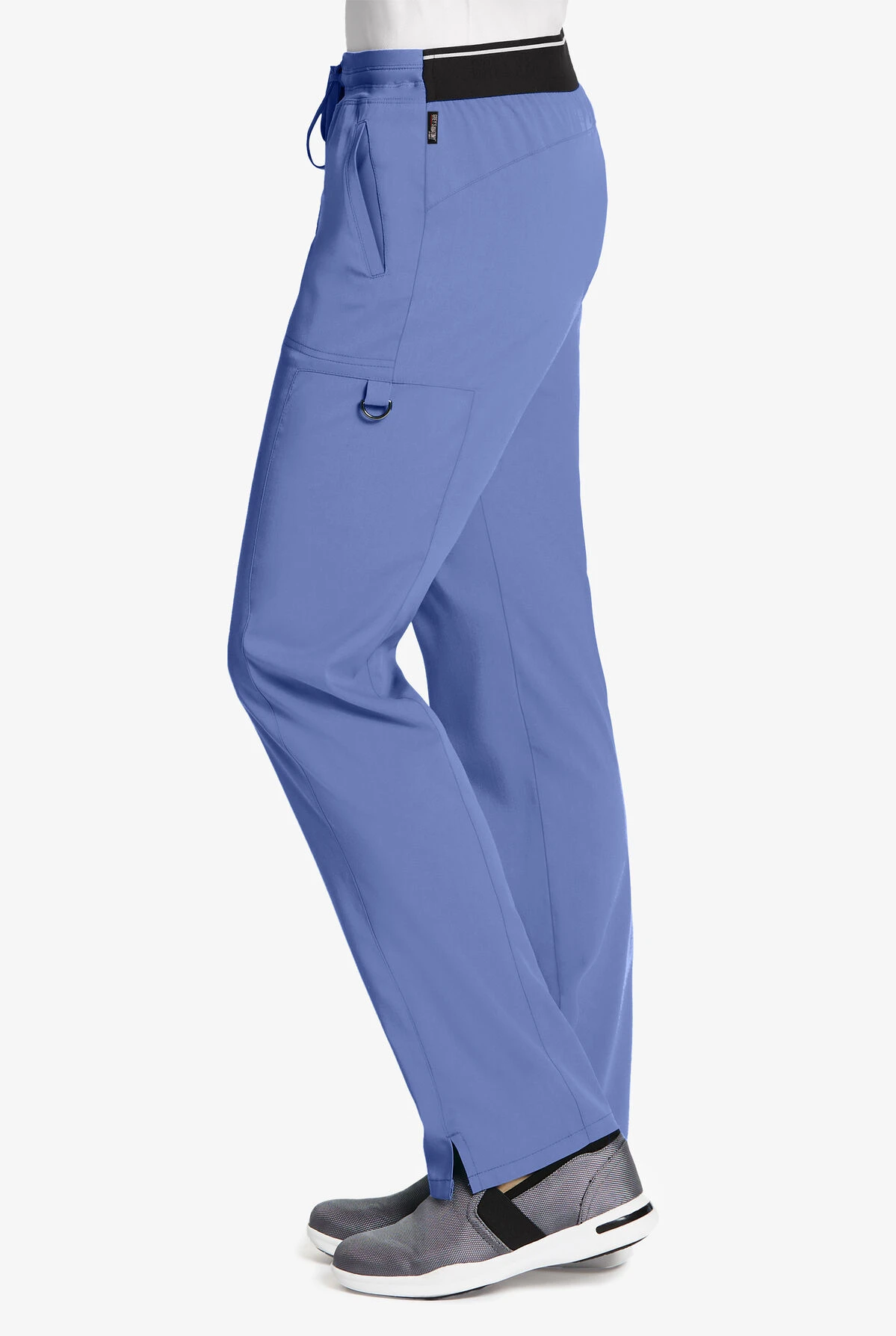 Grey's Anatomy™ By Barco Spandex STRETCH Kim Women's 3-Pocket Back Elastic Cargo Scrub Pants - Petite 3 Grey's Anatomy™ By Barco Spandex STRETCH Kim Women's 3-Pocket Back Elastic Cargo Scrub Pants - Petite - Image 3