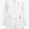 Healing Hands White Coat Modernist Women's 35" 3-Pocket STRETCH Lab Coat