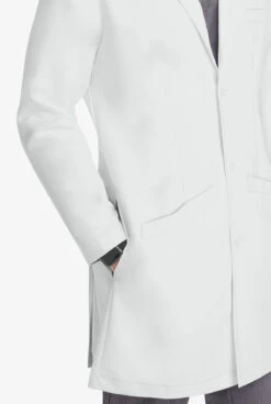 Healing Hands White Coat Professional Men's 39" 5-Pocket Lab Coat -Scrubs Wear Shop HE5103 WHITE 3