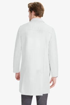 Healing Hands White Coat Professional Men's 39" 5-Pocket Lab Coat -Scrubs Wear Shop HE5103 WHITE 4