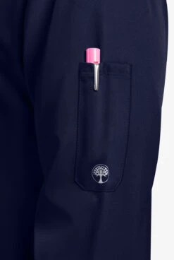 HH Works By Healing Hands Michael Men's 5-Pocket Scrub Jacket -Scrubs Wear Shop HE5590 NAVY 5