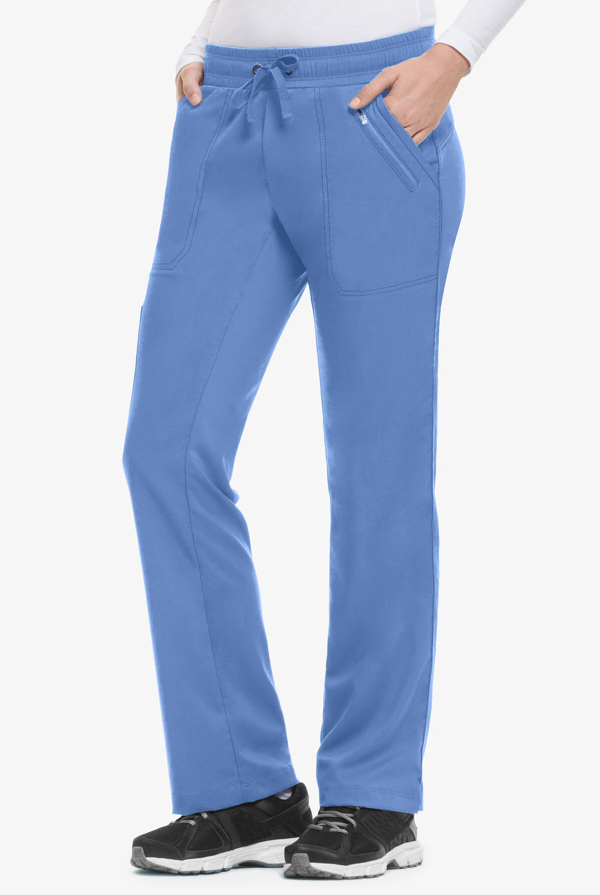 Healing Hands Purple Label Tanya Women's 5-Pocket STRETCH Drawstring Scrub Pants - Petite 1 Healing Hands Purple Label Tanya Women's 5-Pocket STRETCH Drawstring Scrub Pants - Petite