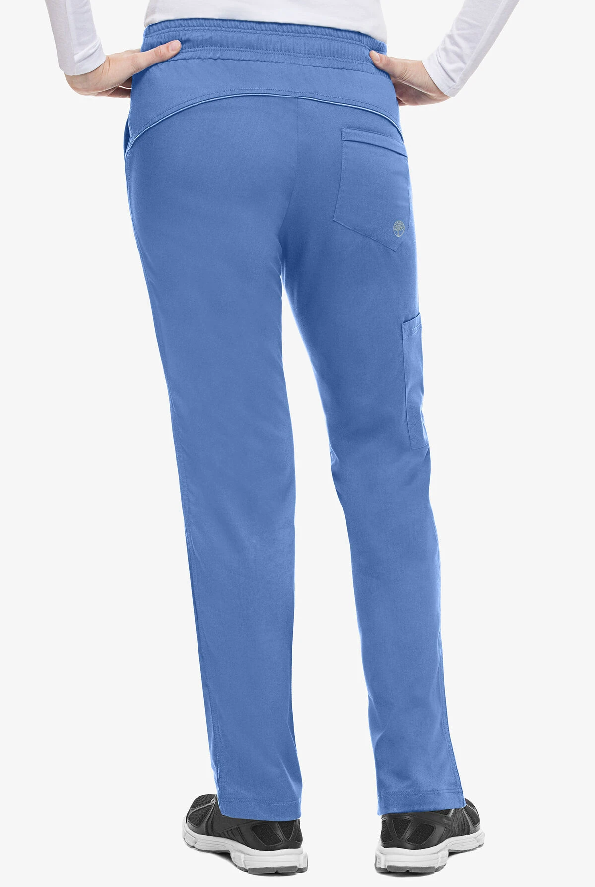 Healing Hands Purple Label Tanya Women's 5-Pocket STRETCH Drawstring Scrub Pants - Petite 2 Healing Hands Purple Label Tanya Women's 5-Pocket STRETCH Drawstring Scrub Pants - Petite - Image 2