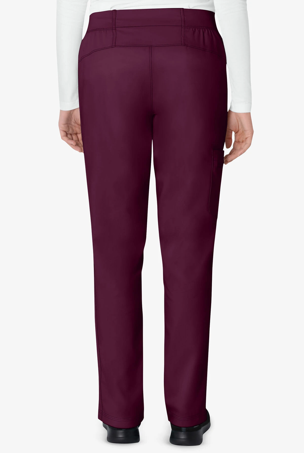 Healing Hands Purple Label Women's 6-Pocket STRETCH Convertible Drawstring Cargo Yoga Scrub Pants - Petite 2 Healing Hands Purple Label Women's 6-Pocket STRETCH Convertible Drawstring Cargo Yoga Scrub Pants - Petite - Image 2