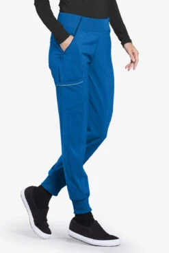 Cherokee Infinity Women's 5-Pocket STRETCH Tapered Jogger Cargo Scrub Pants - Tall -Scrubs Wear Shop IN110 ROYAL 5