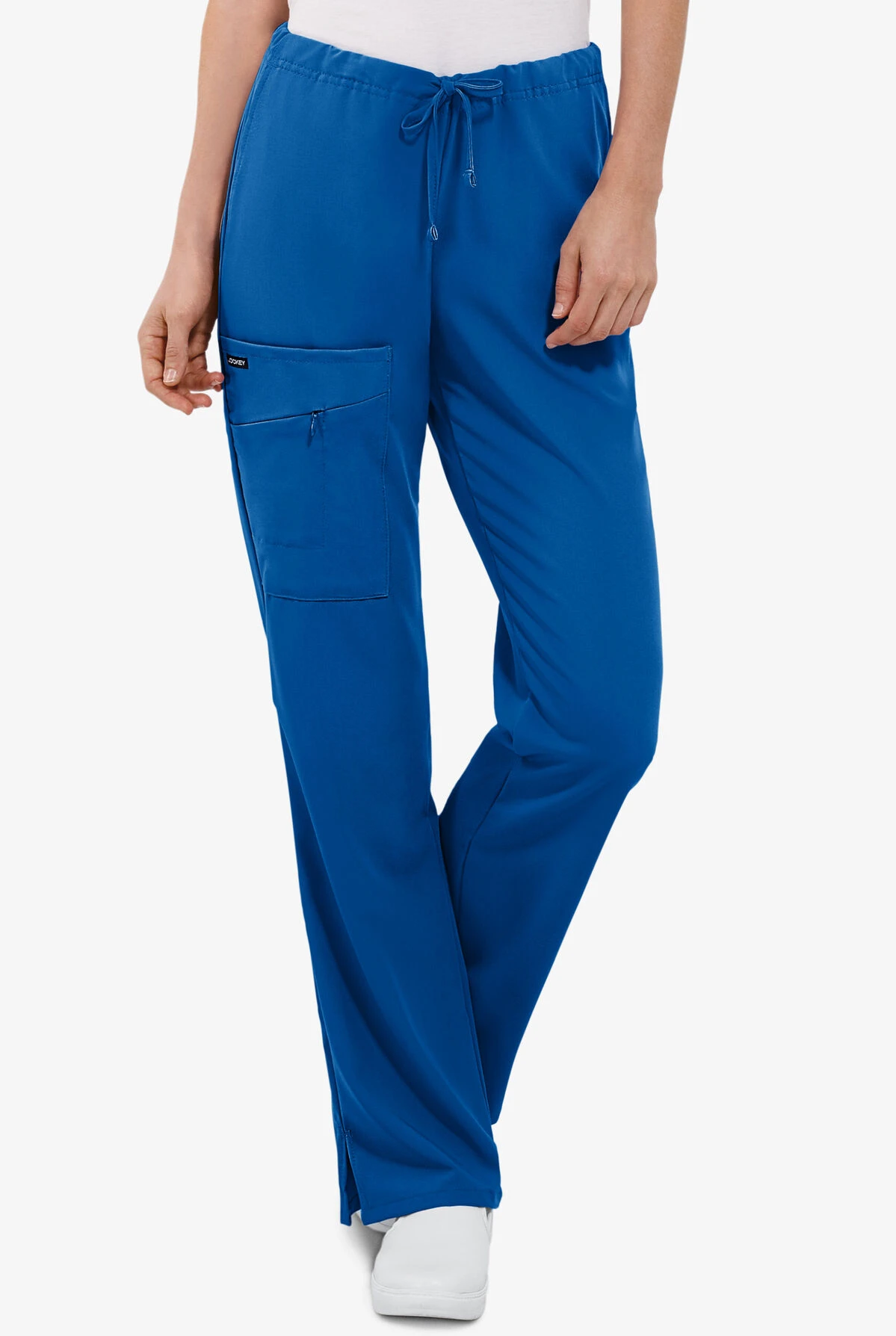 Jockey Women's 4-Pocket STRETCH Back Elastic Drawstring Cargo Scrub Pants - Tall 1 Jockey Women's 4-Pocket STRETCH Back Elastic Drawstring Cargo Scrub Pants - Tall