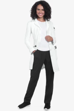 Koi Next Gen Women's 35" 4-Pocket Lab Coat -Scrubs Wear Shop K457 WHITE 6