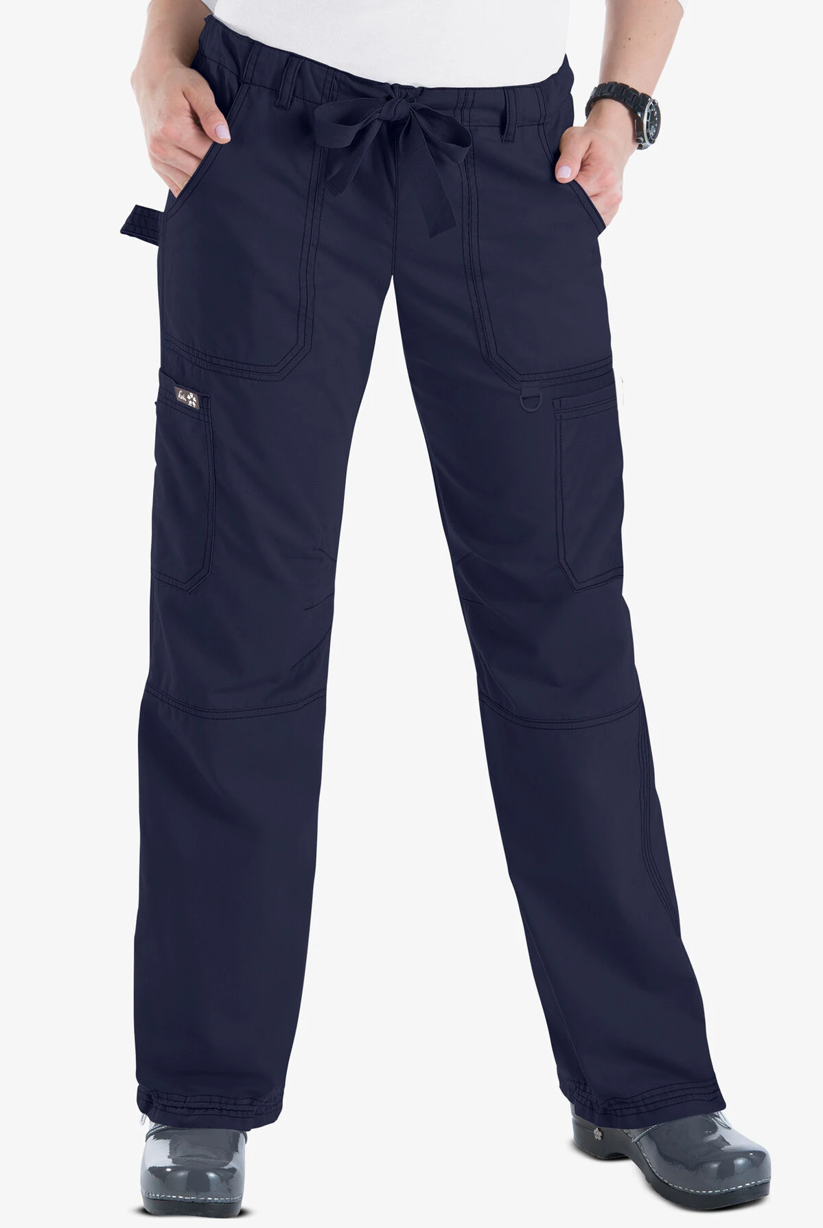 Koi Classics Lindsey Women's 7-Pocket STRETCH Low-Rise Cargo Scrub Pants - Tall 1 Koi Classics Lindsey Women's 7-Pocket STRETCH Low-Rise Cargo Scrub Pants - Tall