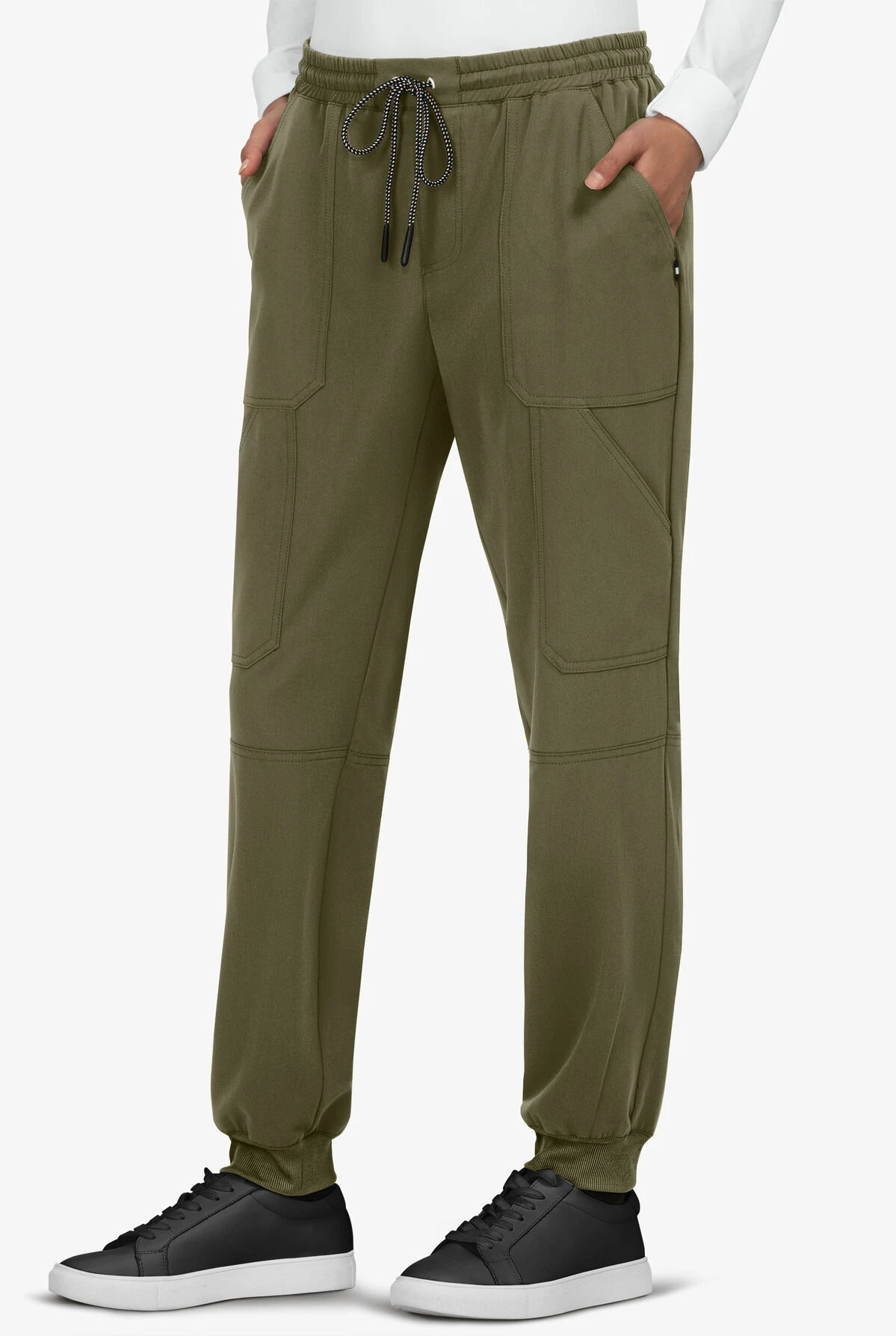 Koi Next Gen Good Vibe Women's 7-Pocket STRETCH Jogger Scrub Pants - Petite 1 Koi Next Gen Good Vibe Women's 7-Pocket STRETCH Jogger Scrub Pants - Petite