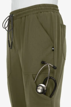 Koi Next Gen Good Vibe Women's 7-Pocket STRETCH Jogger Scrub Pants - Petite 5 Koi Next Gen Good Vibe Women's 7-Pocket STRETCH Jogger Scrub Pants - Petite -Scrubs Wear Shop K740 OLIVE 3