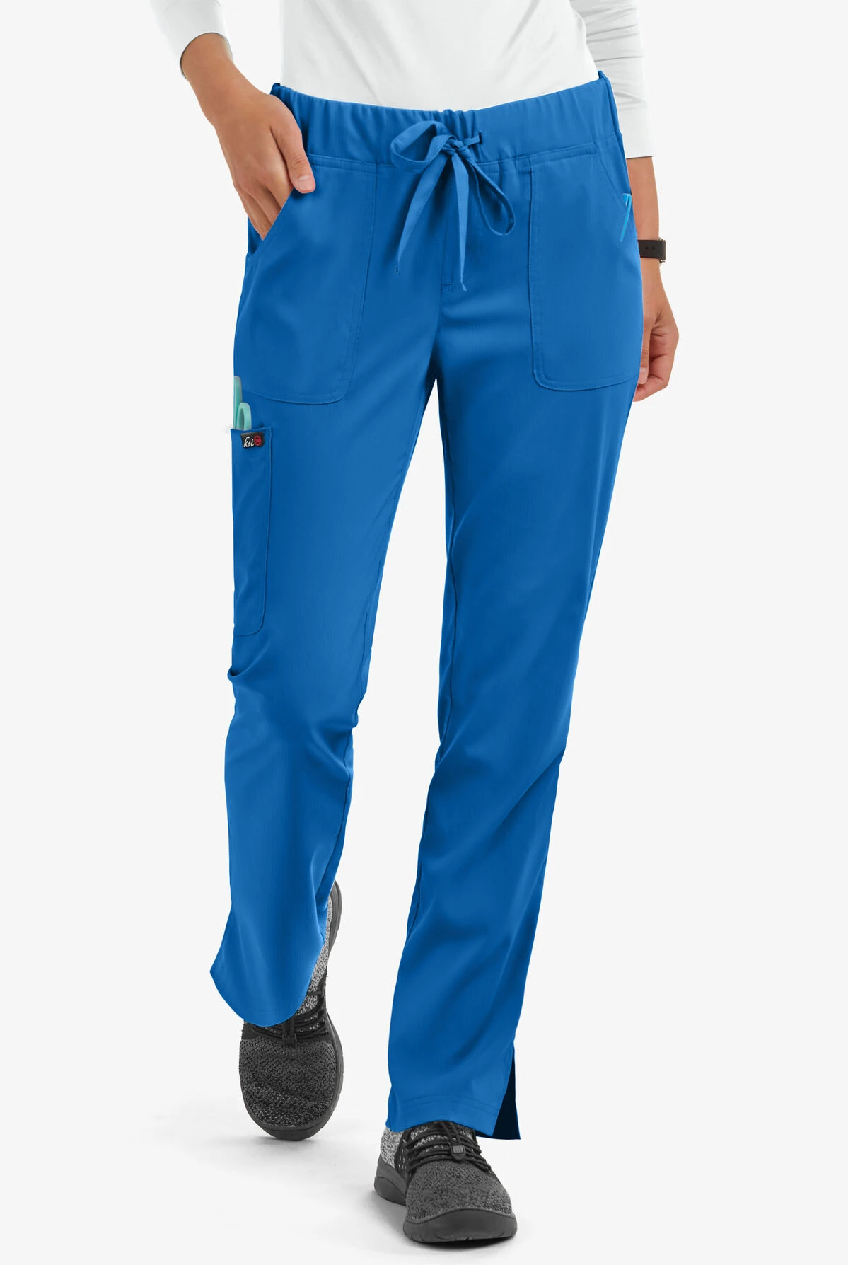 UA Exclusive Koi Lite™ Women's 5-Pocket Tapered Leg Drawstring Scrub Pants - Petite 1 UA Exclusive Koi Lite™ Women's 5-Pocket Tapered Leg Drawstring Scrub Pants - Petite