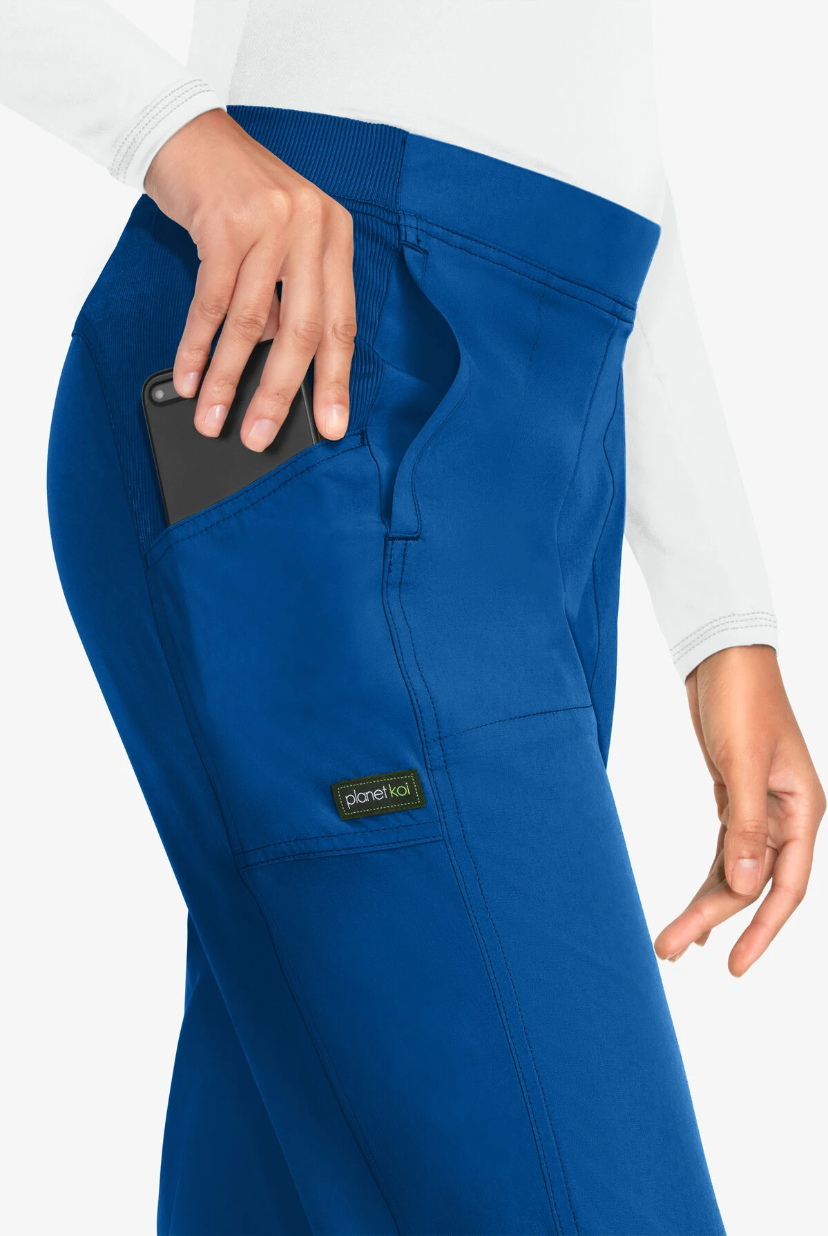 Planet Koi Cherish Women's 4-Pocket STRETCH Jogger Scrub Pants 2 Planet Koi Cherish Women's 4-Pocket STRETCH Jogger Scrub Pants - Image 2