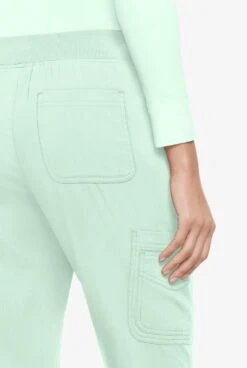 Koi Lite™ Fierce Women's 6-Pocket Cargo Jogger Scrub Pants - Petite -Scrubs Wear Shop K750 SAGE 3
