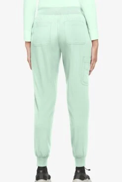 Koi Lite™ Fierce Women's 6-Pocket Cargo Jogger Scrub Pants - Petite -Scrubs Wear Shop K750 SAGE 4