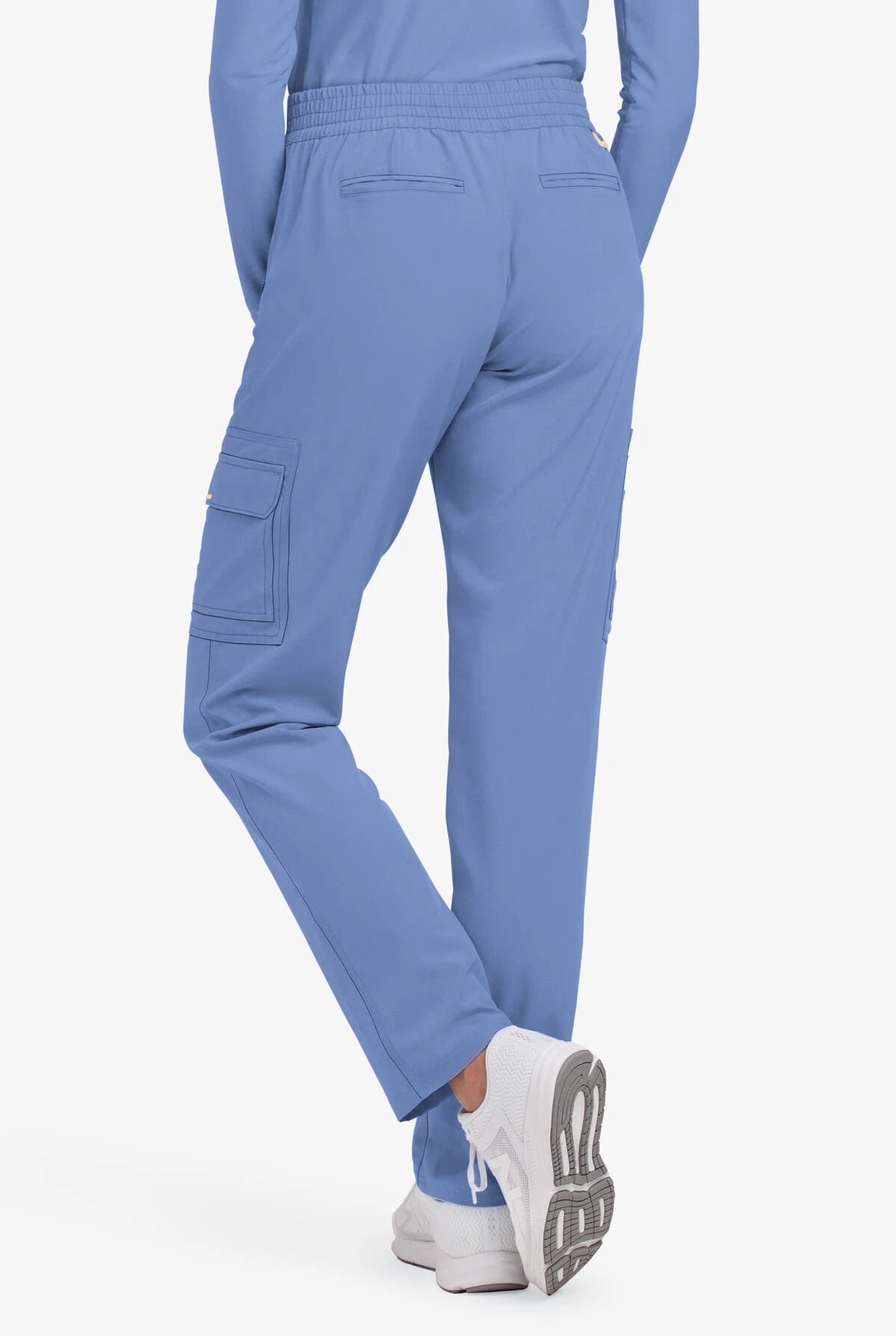 Lauderdale By UA Datura Women's 6-Pocket Cargo STRETCH Scrub Pants - Petite 2 Lauderdale By UA Datura Women's 6-Pocket Cargo STRETCH Scrub Pants - Petite - Image 2