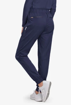 Lauderdale By UA Navona Women's 6-Pocket Jogger STRETCH Scrub Pants -Scrubs Wear Shop LD593 NAVY 4