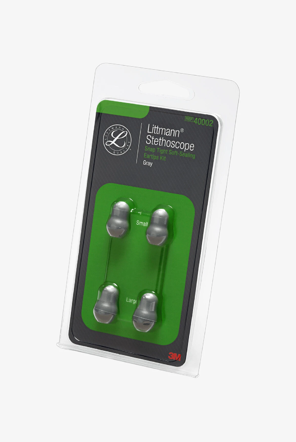 Littmann Large And Small Replacement Eartips - Grey 1 Littmann Large And Small Replacement Eartips - Grey