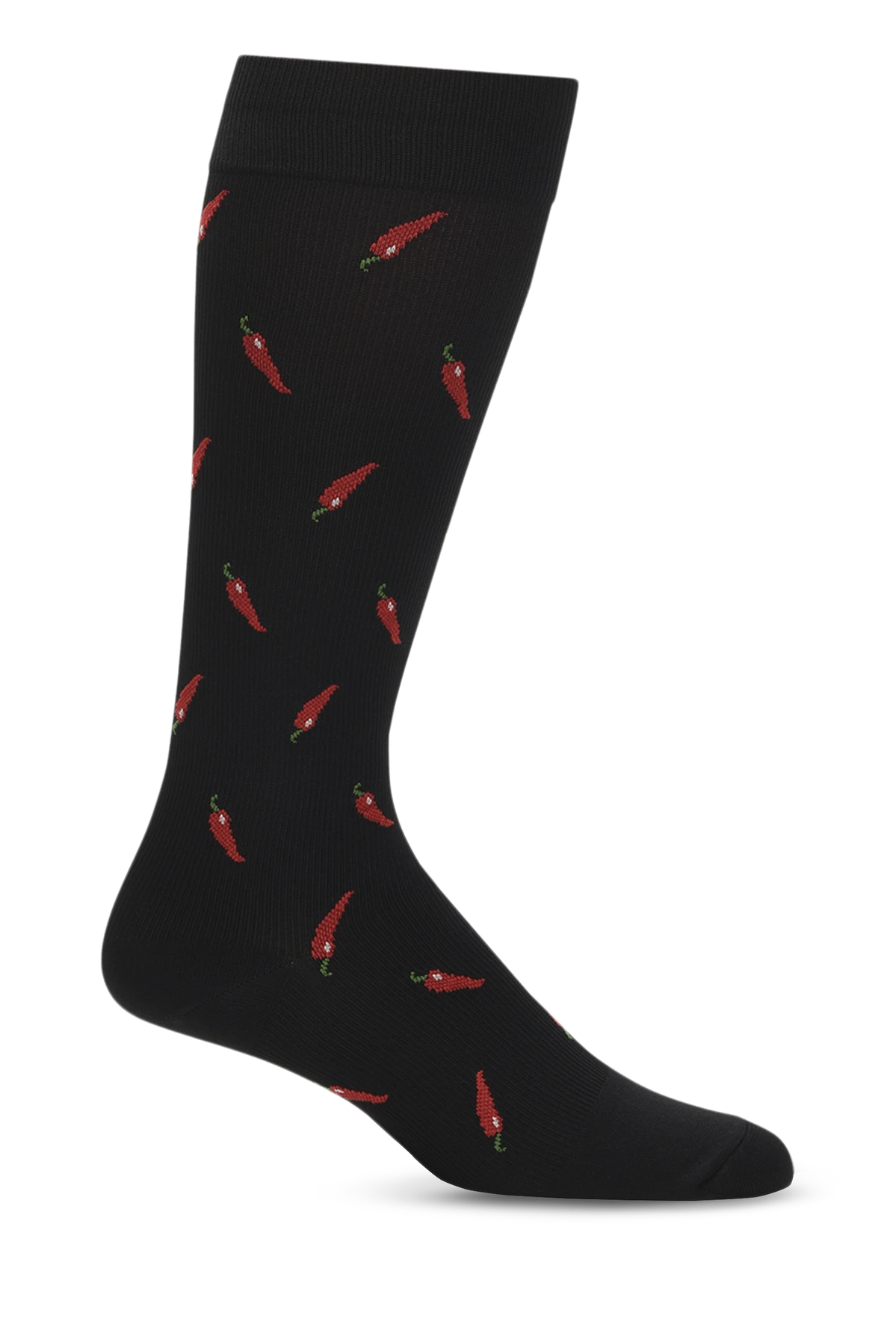 Nurse Mates Chili Peppers Men's 12-14 MmHg Light Compression Socks 1 Nurse Mates Chili Peppers Men's 12-14 MmHg Light Compression Socks
