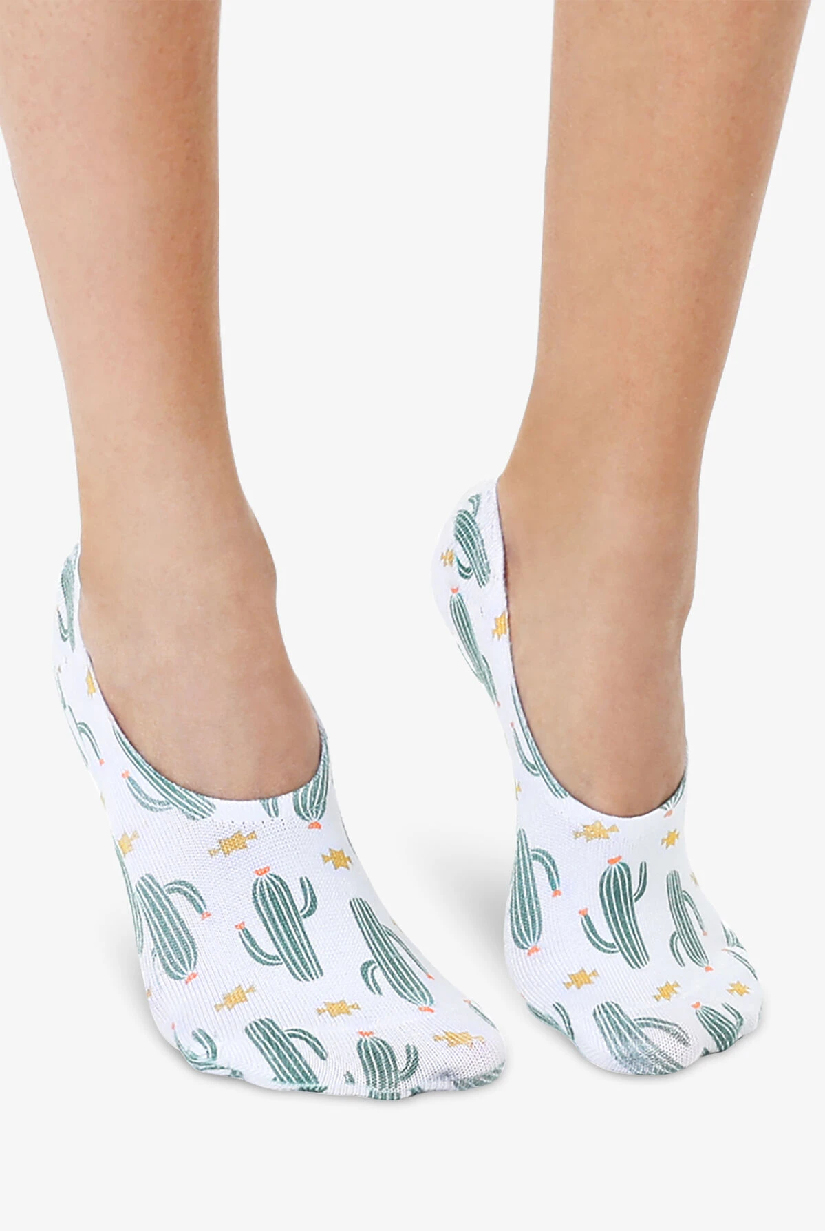 Living Royal Cactus Unisex No-Show Socks 1 Living Royal Cactus Unisex No-Show Socks