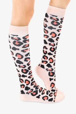 Living Royal Leopard Women's 15-20 MmHg Moderate Compression Socks -Scrubs Wear Shop LRLEOPAR 3