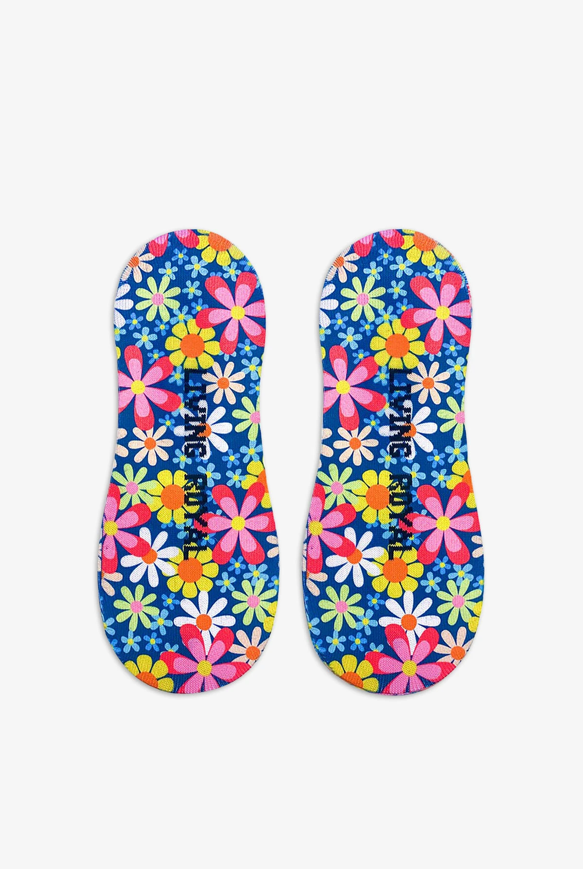 Living Royal Retro Flower Women's No-Show Socks 2 Living Royal Retro Flower Women's No-Show Socks - Image 2