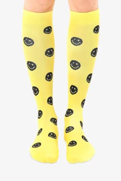 Living Royal Smiley Women's 15-20 MmHg Moderate Compression Socks