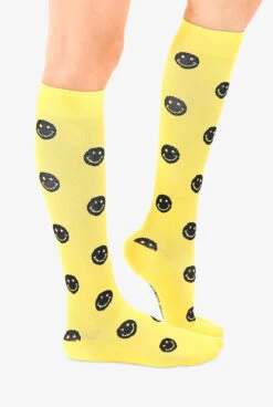 Living Royal Smiley Women's 15-20 MmHg Moderate Compression Socks -Scrubs Wear Shop LRSMILEY 3