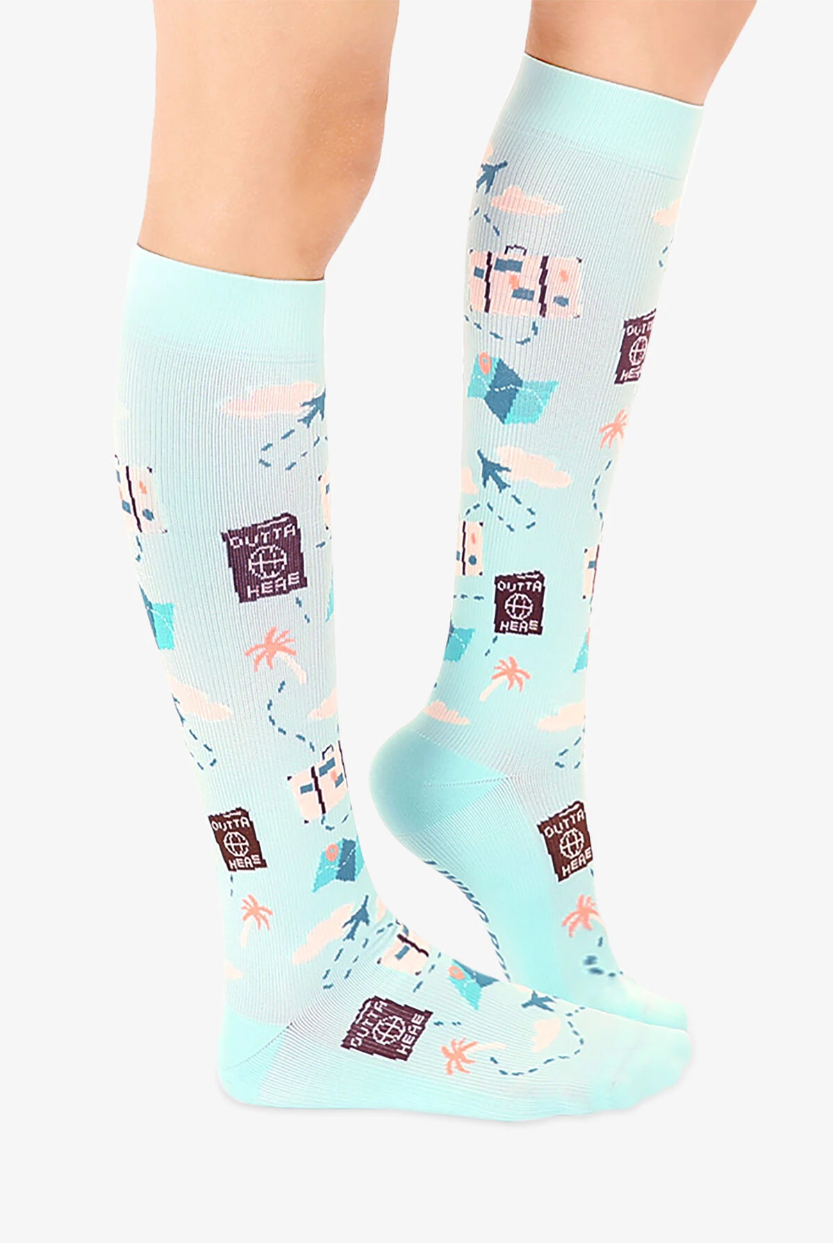 Living Royal Travel Women's 15-20 MmHg Moderate Compression Socks 3 Living Royal Travel Women's 15-20 MmHg Moderate Compression Socks - Image 3