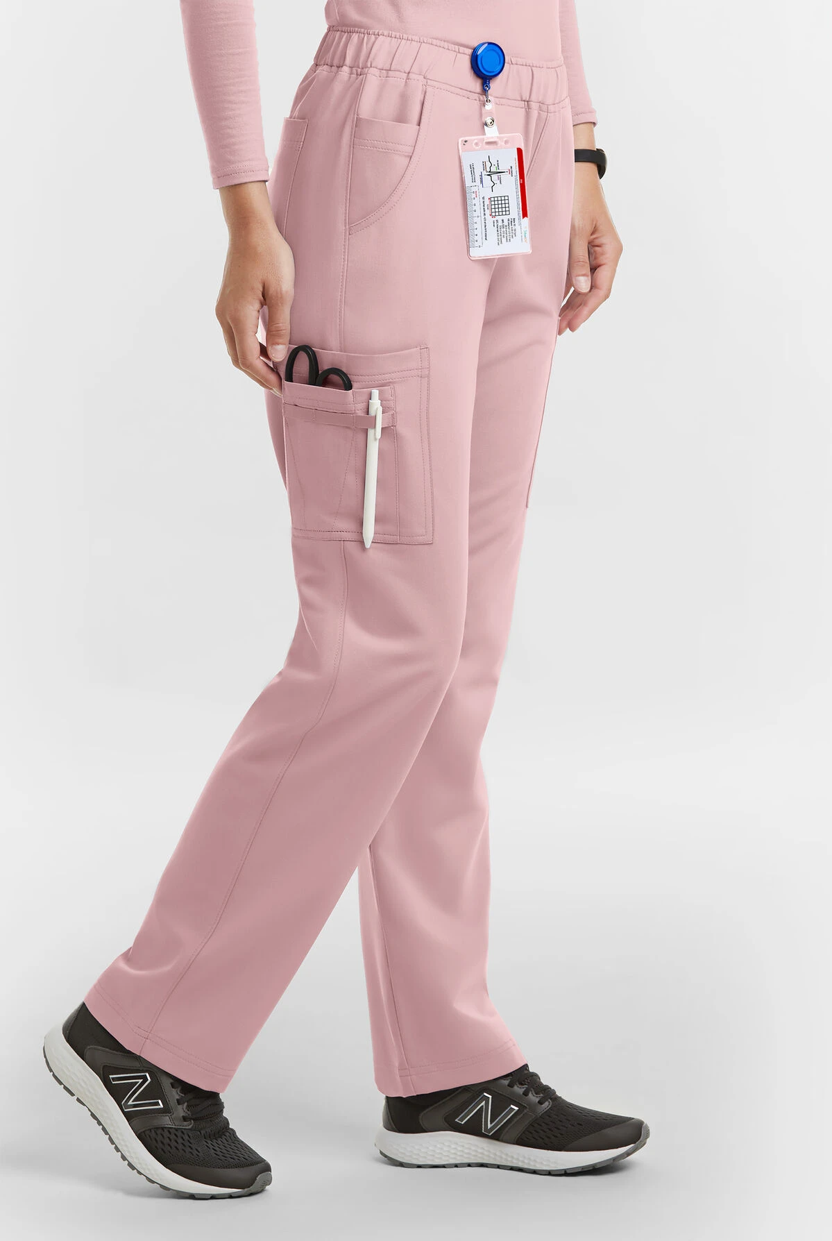 MOVEMENT By Butter-Soft Rigel Women's 9-Pocket Interior Drawstring STRETCH Scrub Pants - Petite 3 MOVEMENT By Butter-Soft Rigel Women's 9-Pocket Interior Drawstring STRETCH Scrub Pants - Petite - Image 3