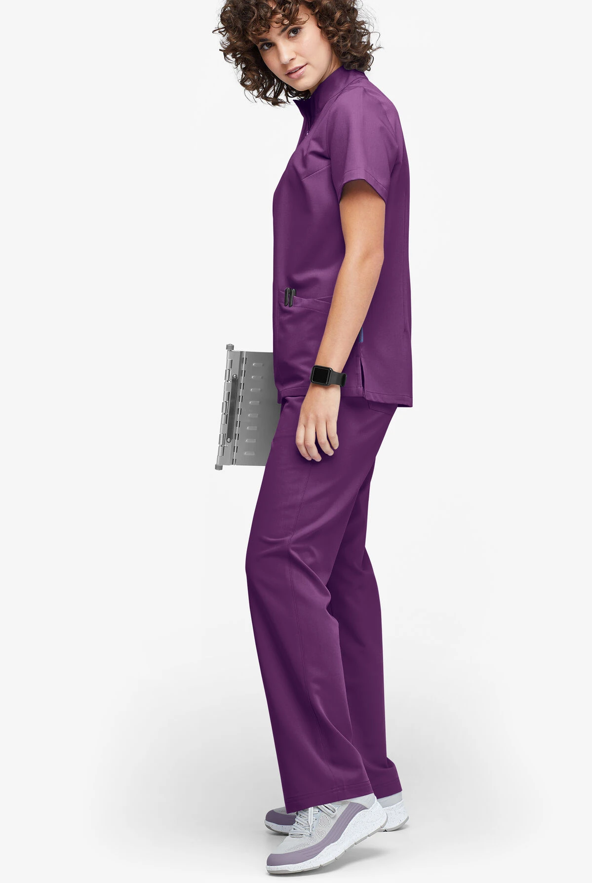 MOVEMENT By Butter-Soft Mira Women's 6-Pocket Wide Leg Scrub Pants 2 MOVEMENT By Butter-Soft Mira Women's 6-Pocket Wide Leg Scrub Pants - Image 2